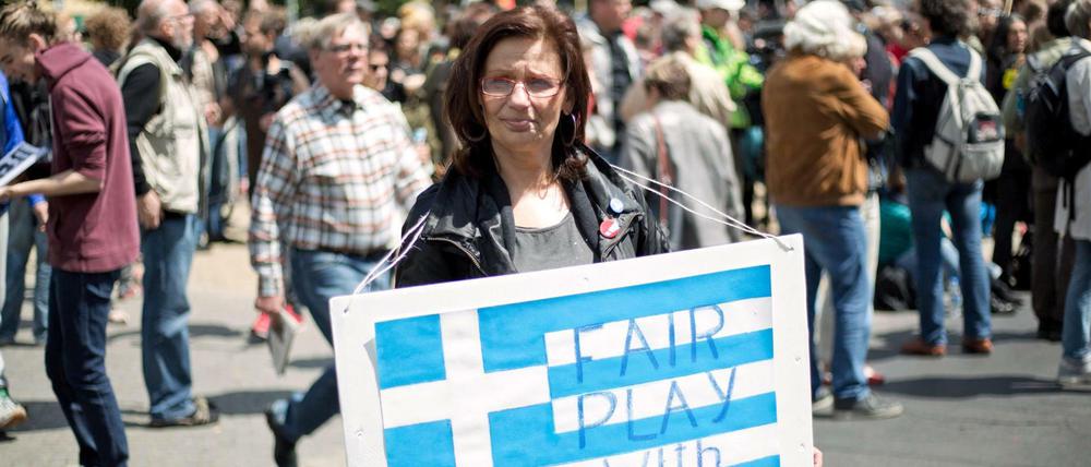  "Fair Play with Greece". Damit können sich alle einverstanden erklären, aber bei den Bedingungen für die Hilfe aus der EU gab es keine Einigung.