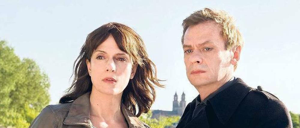Claudia Michelsen und Sylvester Groth.