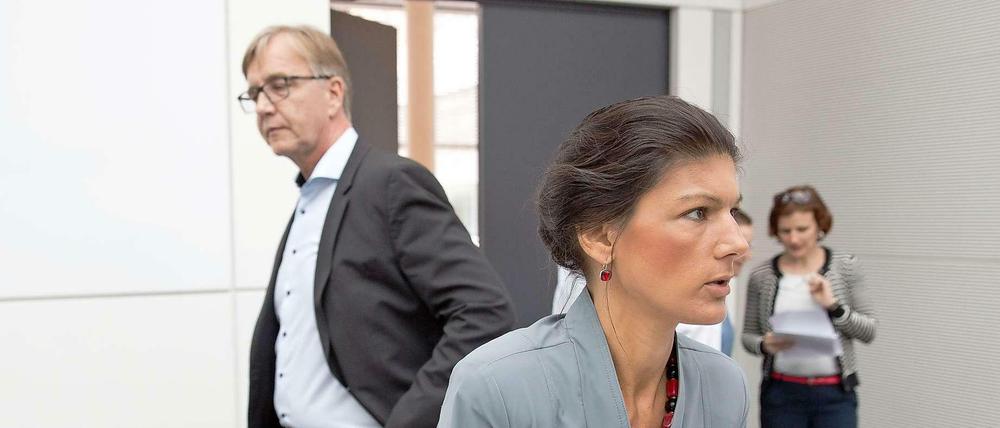 Linken-Politiker Dietmar Bartsch, Sahra Wagenknecht