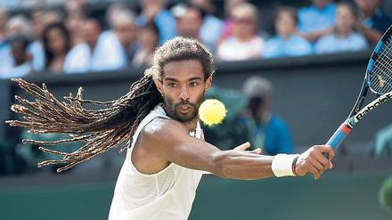 Die Frisur sitzt seit fast 20 Jahren. Dustin Brown bei seinem Sieg gegen Nadal, am Sonnabend spielt er in der dritten Runde gegen den Serben Viktor Troicki. 