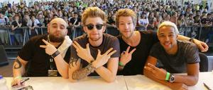 Die Stars der You: ApeCrime und Simon Dessue (r.) verdienen ihr Geld mit Youtube.