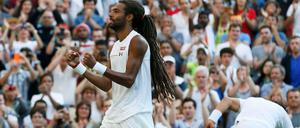 Geschafft: Dustin Brown wirft den großen Favoriten Rafael Nadal aus dem Turnier.