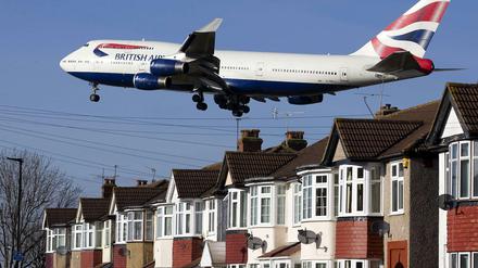 Es ist eng am Himmel über London. Doch viele wollen einen Ausbau von Heathrow verhindern. 