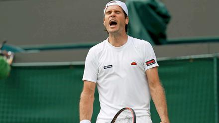 Zum Schreien. Tommy Haas fand gegen Raonic anfangs überhaupt nicht ins Spiel.