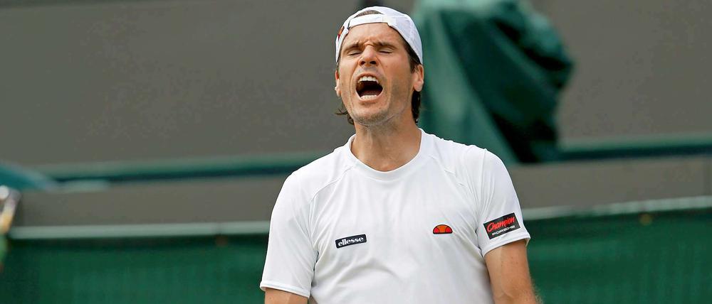 Zum Schreien. Tommy Haas fand gegen Raonic anfangs überhaupt nicht ins Spiel.