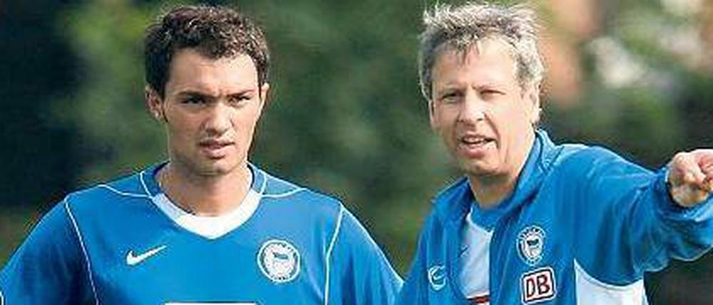 Trainer unter sich. Sofian Chahed mit seinem früheren Chef Lucien Favre.