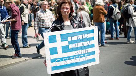 Der Osten war mit der D-Mark, Griechenland ist mit dem Euro überfordert.