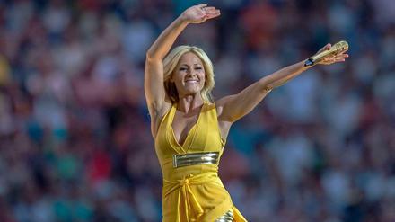 Helene Fischer am 4.7.2015 im Olympiastadion in Berlin.