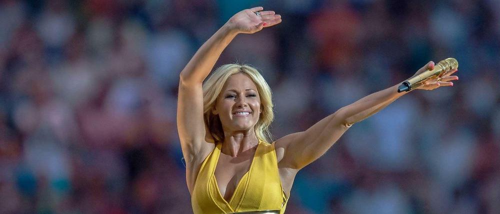 Helene Fischer am 4.7.2015 im Olympiastadion in Berlin.