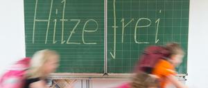 Hitzefrei? Gibt's doch gar nicht mehr.