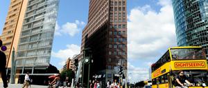 Der Potsdamer Platz und seine Skyline. 
