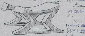 Karteikarte aus der Sammlung Amerikanische Ethnologie mit Kommentaren von Studierenden.