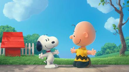Freunde fürs Leben: Snoopy und Charlie Brown in einer Szene aus "Die Peanuts - Der Film".