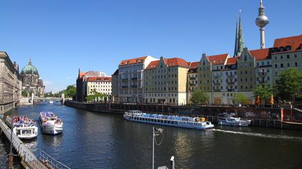 Nikolaiviertel in Berlin-Mitte. 