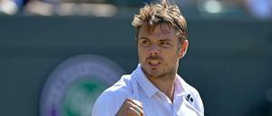 Stan Wawrinka in Wimbledon.