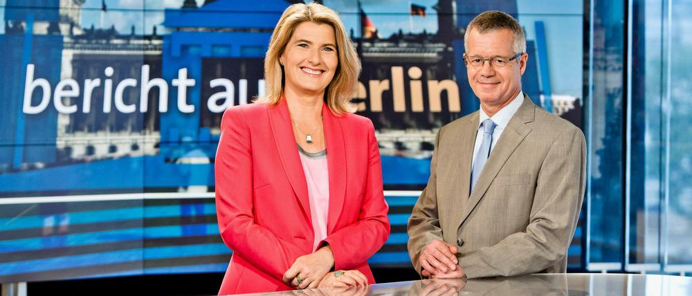 Tina Hassel ist die neue Chefin im ARD-Hauptstadtstudio, Rainald Becker ist ihr Stellvertreter