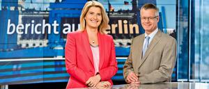 Tina Hassel ist die neue Chefin im ARD-Hauptstadtstudio, Rainald Becker ist ihr Stellvertreter