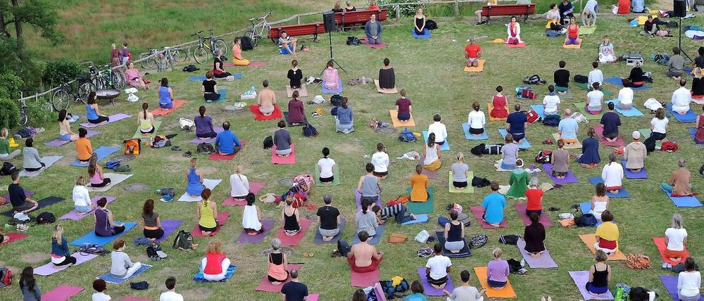 Yoga-Festival in Berlin