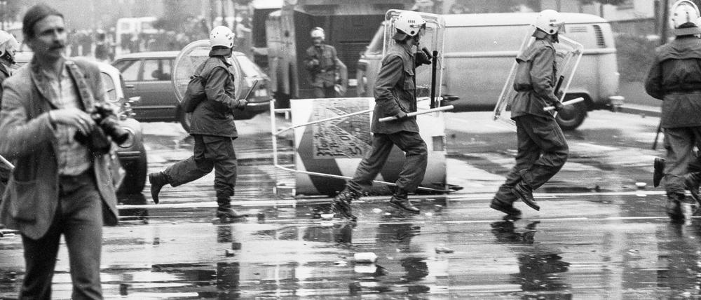 Bei einer Demonstration am 22. September 1981 kam der Hausbesetzer Klaus-Jürgen Rattay ums Leben.