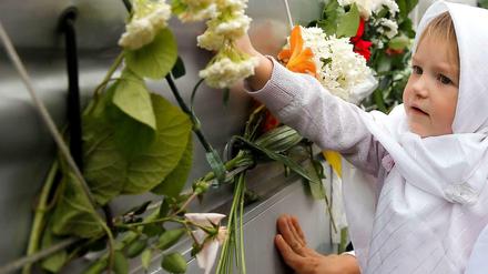 Auch heute noch werden Opfer von Srebrenica beerdigt.