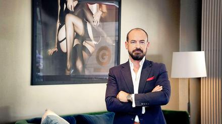 Andre Goerner in seinem "Gentlemen's Circle".