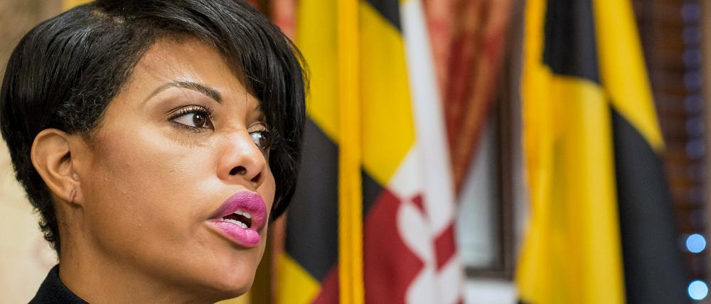 Die Bürgermeisterin der US-Stadt Baltimore, Stephanie Rawlings-Blake