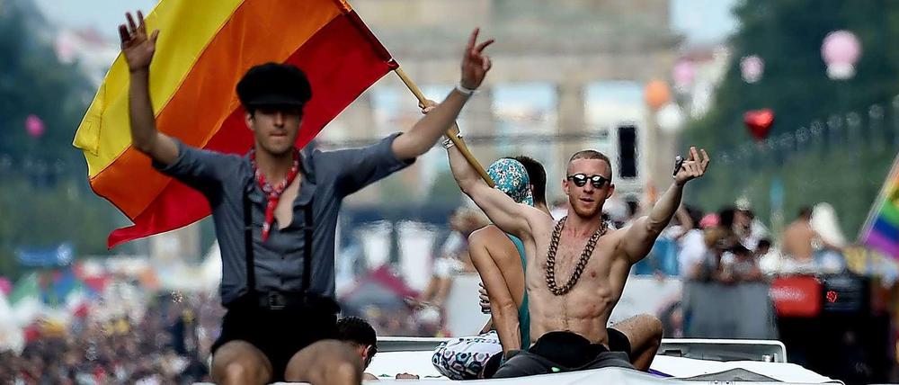 Die Ehe für alle war auf dem vergangenen Christopher-Street-Day eines der beherrschenden Themen. Die Berliner CDU streitet noch um ihre Haltung als Partei.