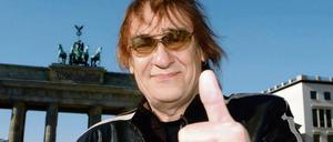 Der Sänger der "Puhdys", Dieter "Maschine" Birr. 