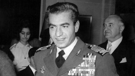 Irans Shah Reza Pahlavi im Jahr 1955.