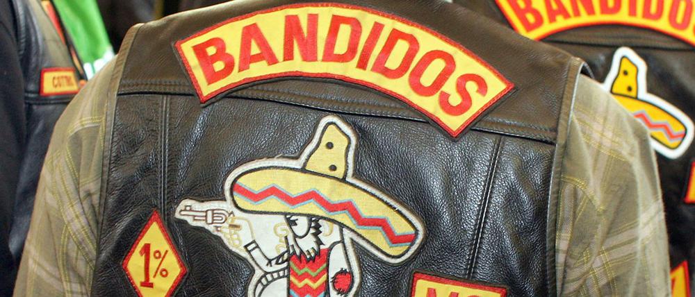 Nicht verboten: Rocker dürfen wieder ihre Kutten tragen, wie hier ein Mitglied der Rockerband "Bandidos".