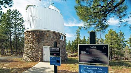Historischer Ort. Vom Lowell-Observatorium (Arizona) aus entdeckte Clyde Tombaugh 1930 den Planeten Pluto.