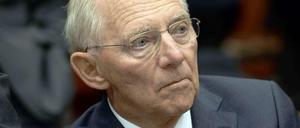 Finanzminister Wolfgang Schäuble (CDU) am Montag in Brüssel.