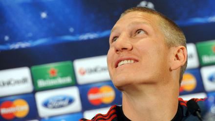 Gute Aussichten. Bastian Schweinsteiger freut sich über seinen Wechsel nach England. 