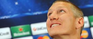 Gute Aussichten. Bastian Schweinsteiger freut sich über seinen Wechsel nach England. 