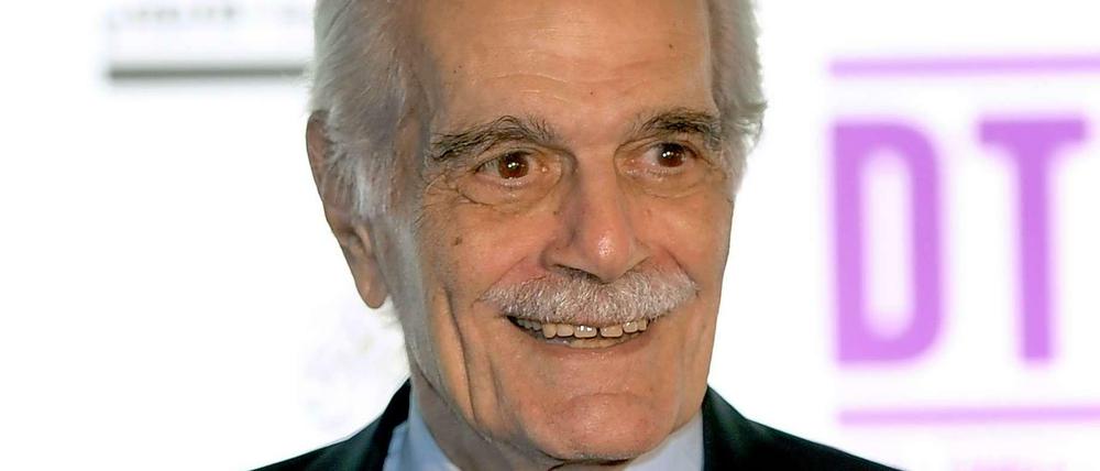 Der Schauspieler Omar Sharif.