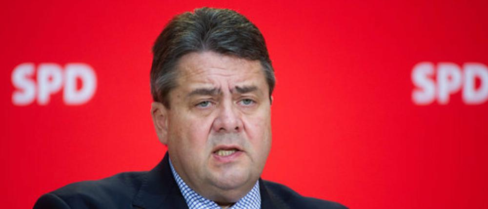 SPD-Chef Sigmar Gabriel.