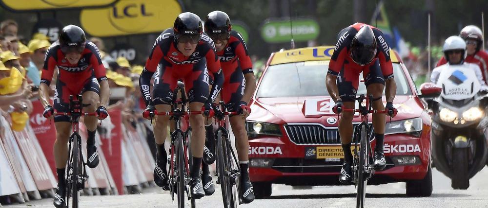 BMC ist das beste Zeitfahrteam - auch bei der Tour de France 2015.