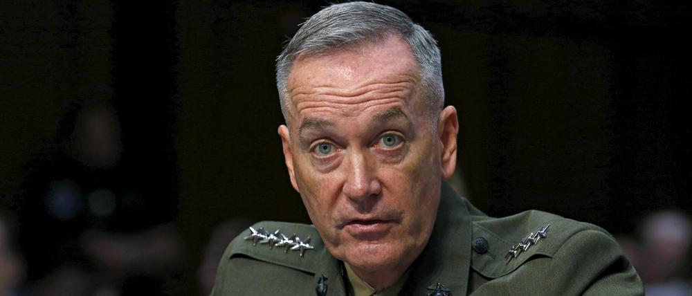 Der designierte Generalstabschef Joseph Dunford bei einer Anhörung im Kongress.