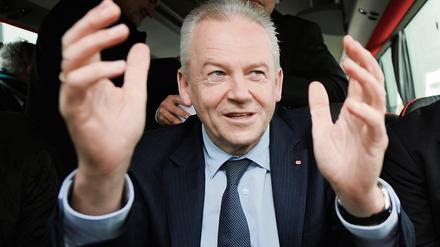 Rüdiger Grube ist als Kommunikator bekannt. Jetzt muss er durchgreifen: Die Konzernzahlen liegen unter den Erwartungen.