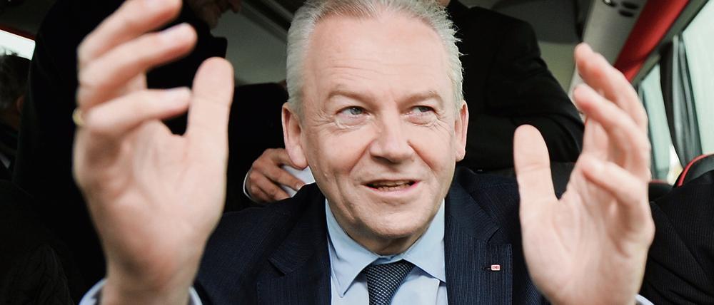 Rüdiger Grube ist als Kommunikator bekannt. Jetzt muss er durchgreifen: Die Konzernzahlen liegen unter den Erwartungen.