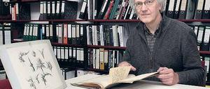 In seinem Element. Dietmar Schenk ist der Herr des Archivs der Universität der Künste Berlin. Aus aller Welt erreichen ihn Anfragen, denn schon im 19. Jahrhundert kamen Kunst- und Musikstudenten von weither nach Berlin.