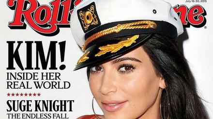 Das umstrittene "Rolling Stone"-Cover: Selfie-Queen Kim Kardashian ziert die aktuelle Ausgabe des US-Musikmagazins. 