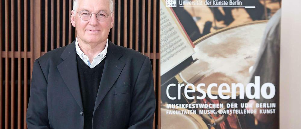Kulturbotschafter. Konradin Groth, Professor für Trompete, leitet die Musikfestwochen der UdK. 