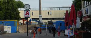 Der Mehringplatz in Kreuzberg.