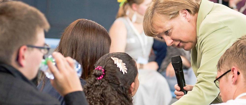 Bundeskanzlerin Angela Merkel hoffte bestimmt auf einen anderen Dialog mit ihren Bürgern. 