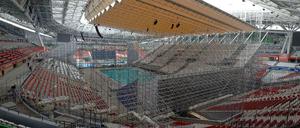 In der Kazan-Arena sollen 2018 WM-Spiele stattfinden - wenn die Vergabe der Weltmeisterschaft nicht wiederholt wird.