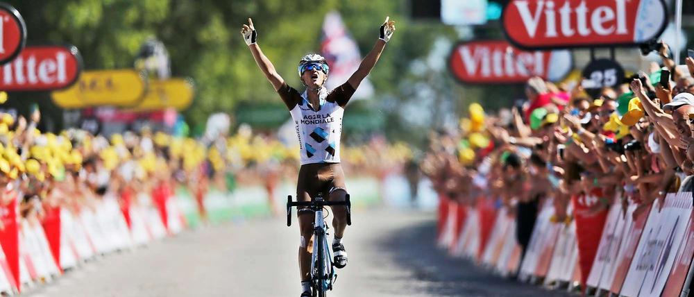Alexis Vuillermoz ist der erste französische Sieger bei der diesjährigen Tour.