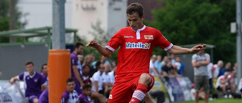 Abgegrätscht. Unions Neuzugang Raffael Korte muss pausieren.