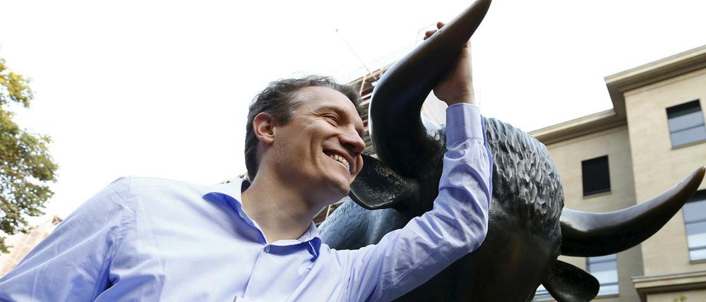 Braucht den Kapitalmarkt. Oliver Samwer, Vorstandschef von Rocket Internet vor der Frankfurter Börse.