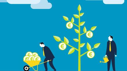 Ernte und Ertrag. Wer in Start-ups investiert, kann sein Geld vermehren. Aber es gibt auch ein Risiko.